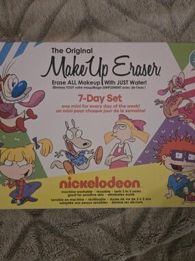 MakeUp Eraser Nickelodeon 7 Day Set Rugrats Ren & Stimpy Reusable Makeup Remover